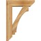 Ekena Millwork Imperial Slat Rough Sawn Bracket w/ Offset Brace, Western Red Cedar, 8"W x 28"D x 40"H BKT0806X28X40IMP06RWR - alternate 4